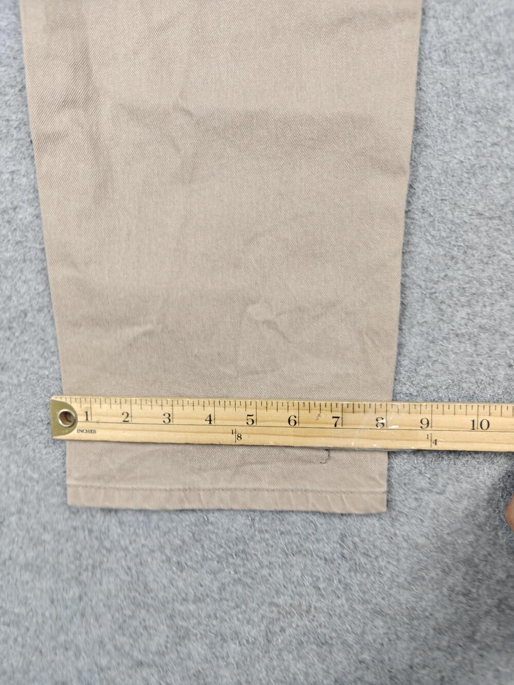 Levi's Jeans Mens 33x32 Beige Straight Regular Fit Stretch Cotton Denim 505 - Picture 11 of 12